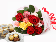 Rose Bouquet &Chocolate