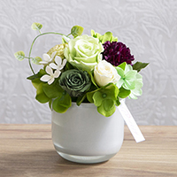 シュエットグリーン(プリザーブドフラワー)